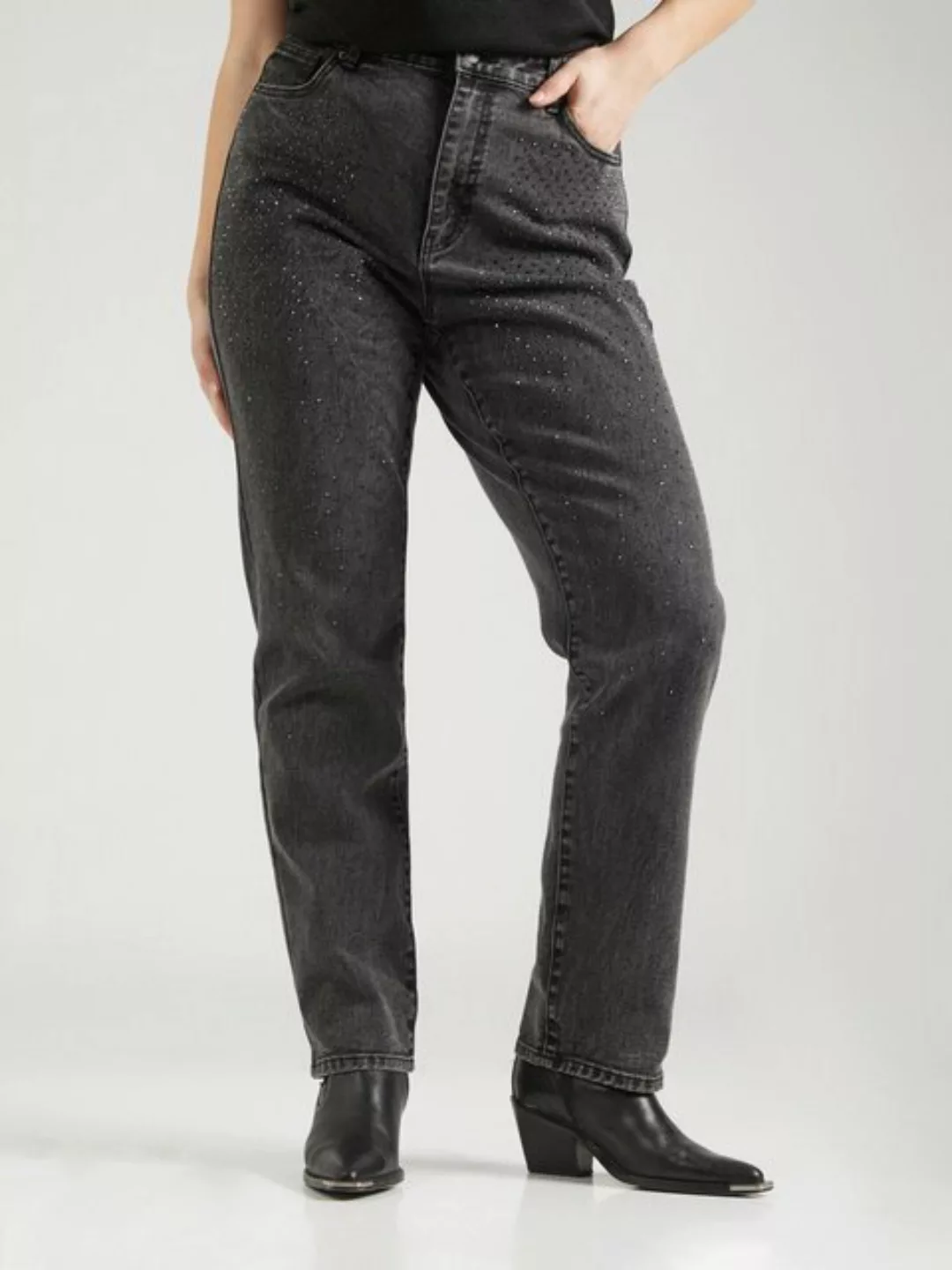 ONLY CARMAKOMA Regular-fit-Jeans (1-tlg) Ziersteine günstig online kaufen