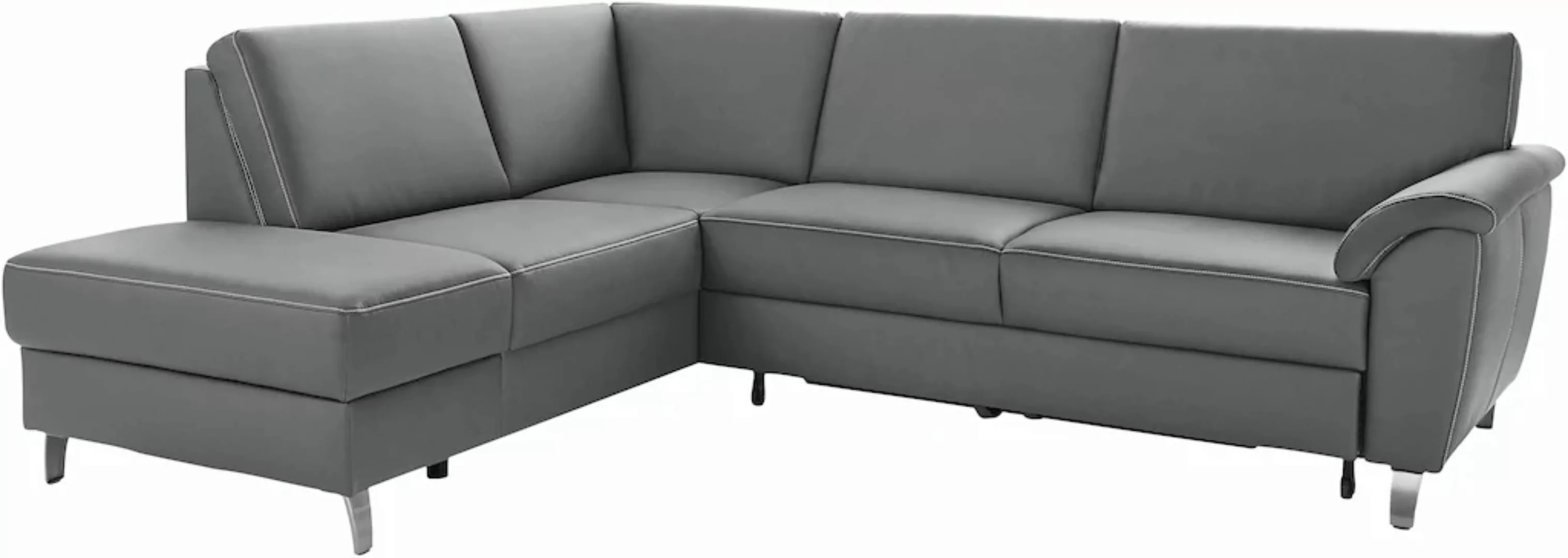 sit&more Ecksofa "Texel L-Form", mit Federkern, wahlweise mit Bettfunktion günstig online kaufen