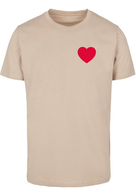 MisterTee T-Shirt MisterTee Heart T-Shirt Round Neck (1-tlg) günstig online kaufen