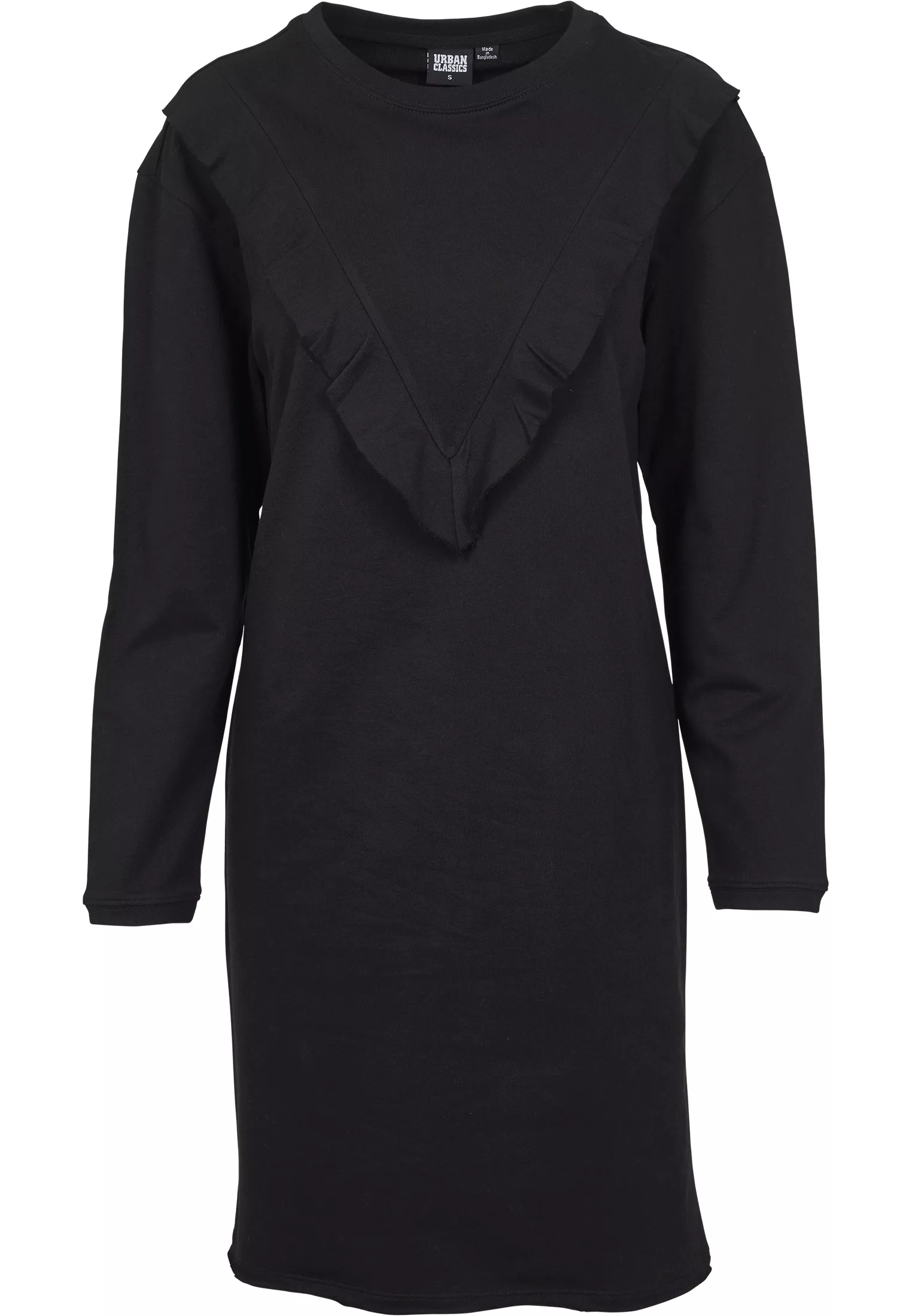 Urban Classics Damen Kleid Camo Terry Volant günstig online kaufen