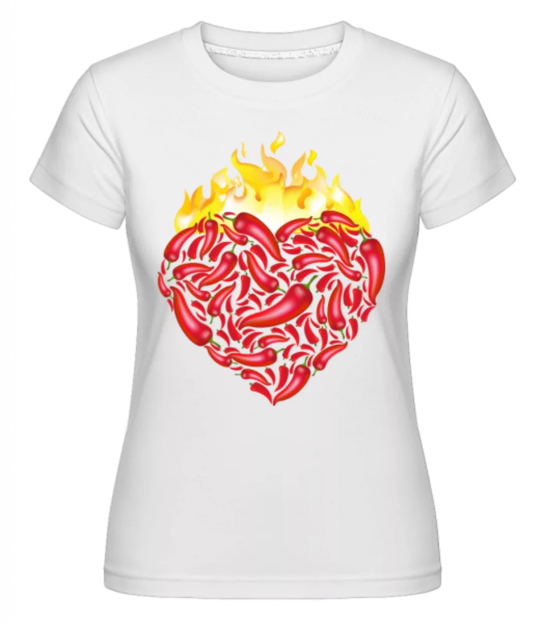 Chili Herz · Shirtinator Frauen T-Shirt günstig online kaufen