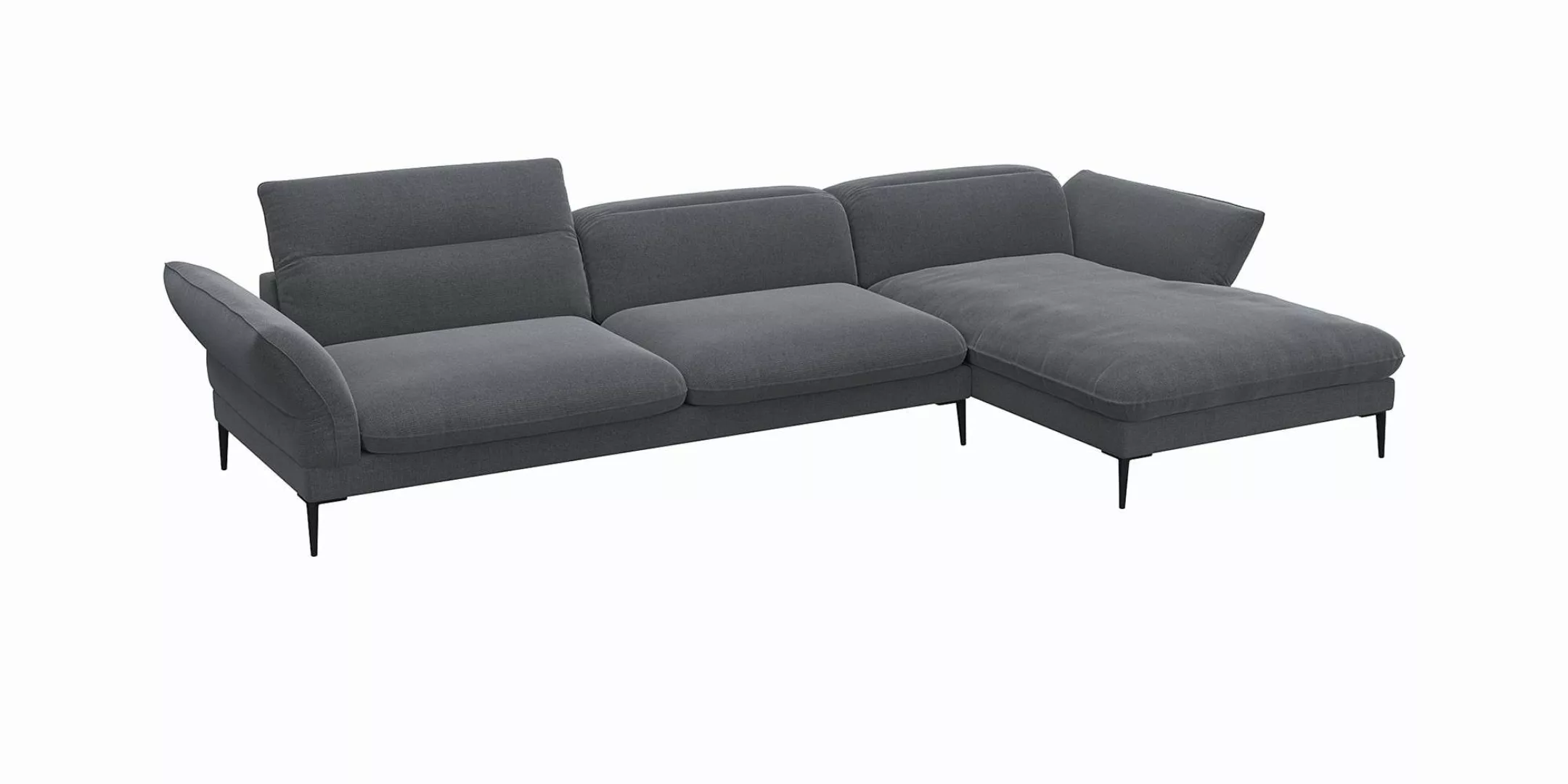 FLEXLUX Ecksofa "Salino, Funktionssofa mit Recamiere, Relaxsofa, Ecksofa", günstig online kaufen