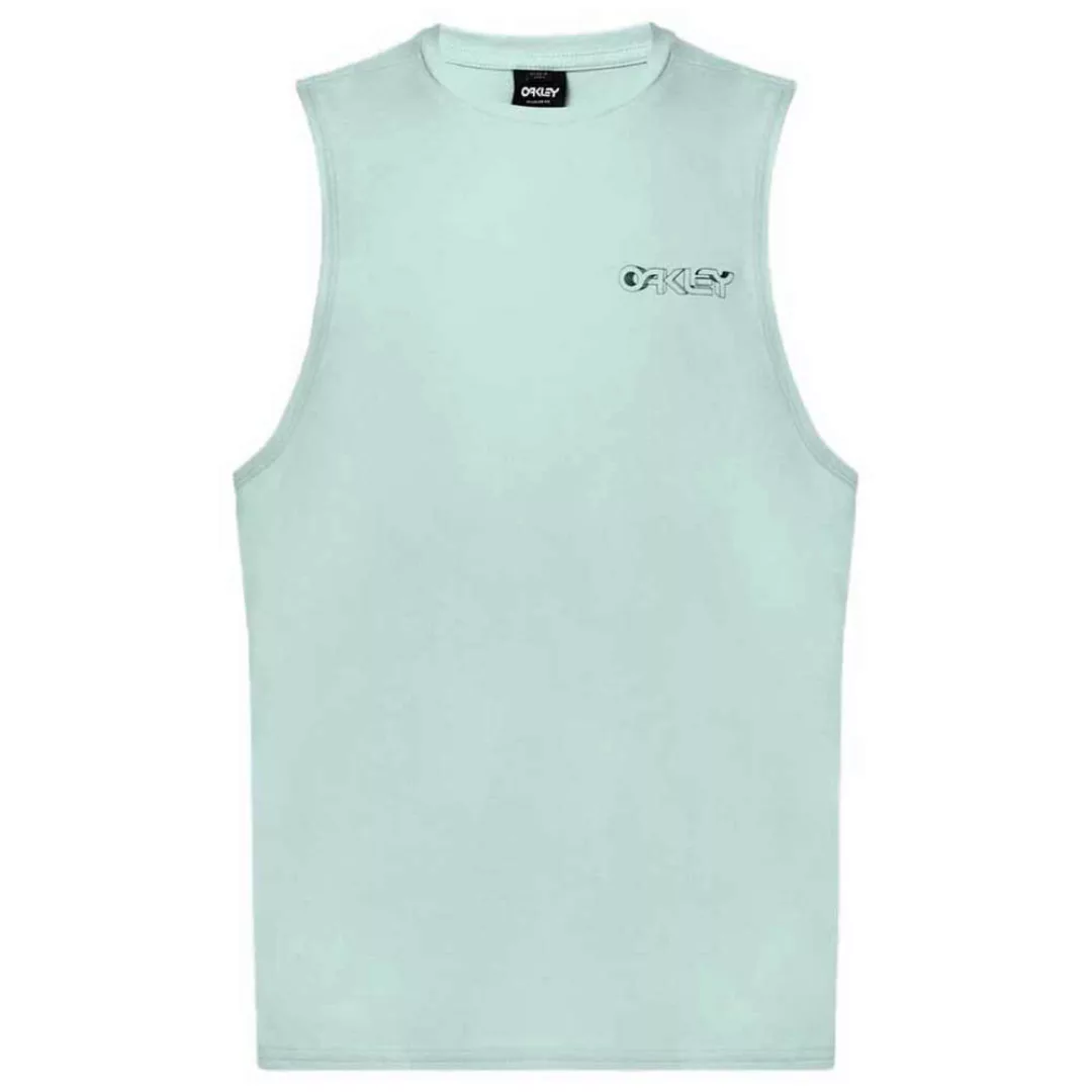 Oakley Apparel Interstellar Great Wave Ärmelloses T-shirt L Bay Green günstig online kaufen