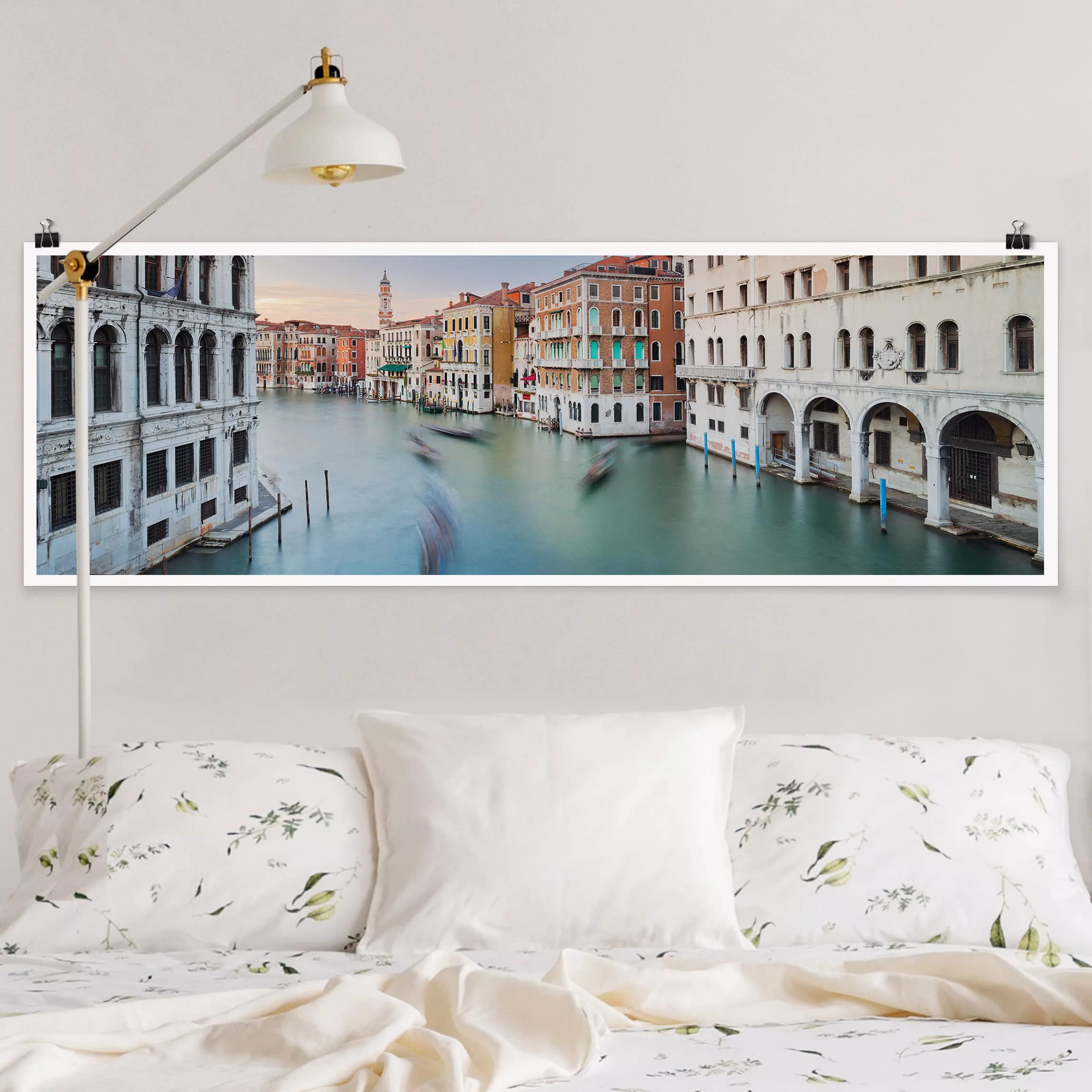 Panorama Poster Architektur & Skyline Canale Grande Blick von der Rialtobrü günstig online kaufen