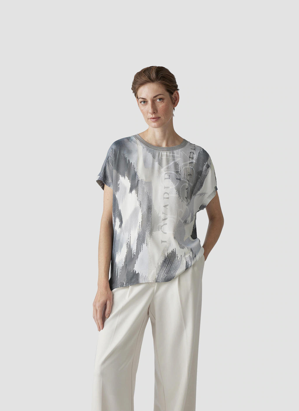 LeComte Print-Shirt "LeComte Shirt mit abstraktem Print" günstig online kaufen