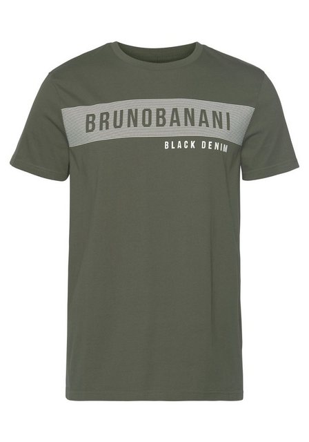 Bruno Banani T-Shirt kurzärmelig, schmal geschnitten, Rundhalsausschnitt günstig online kaufen