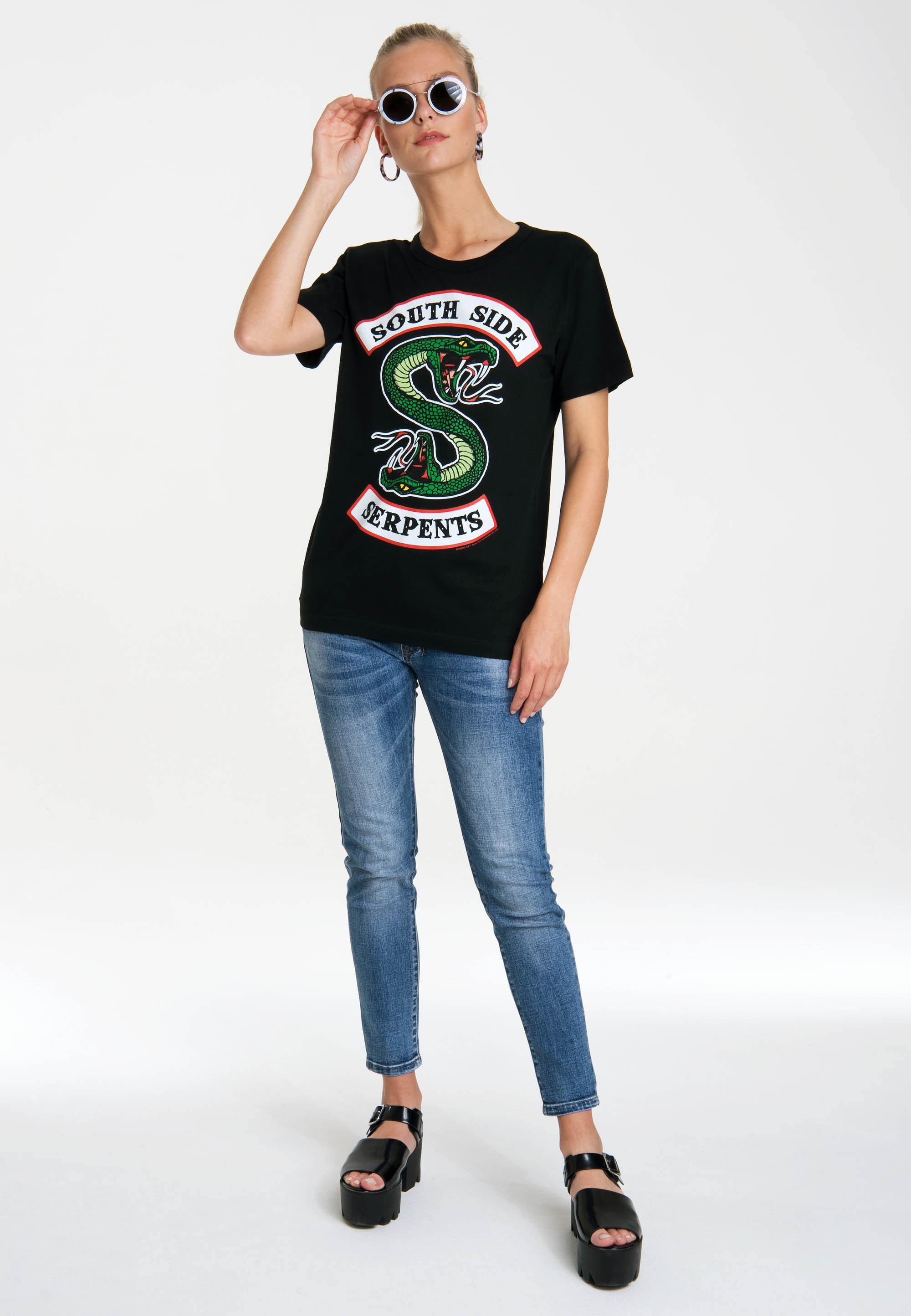 LOGOSHIRT T-Shirt "South Side Serpents", mit Riverdale-Frontprint günstig online kaufen