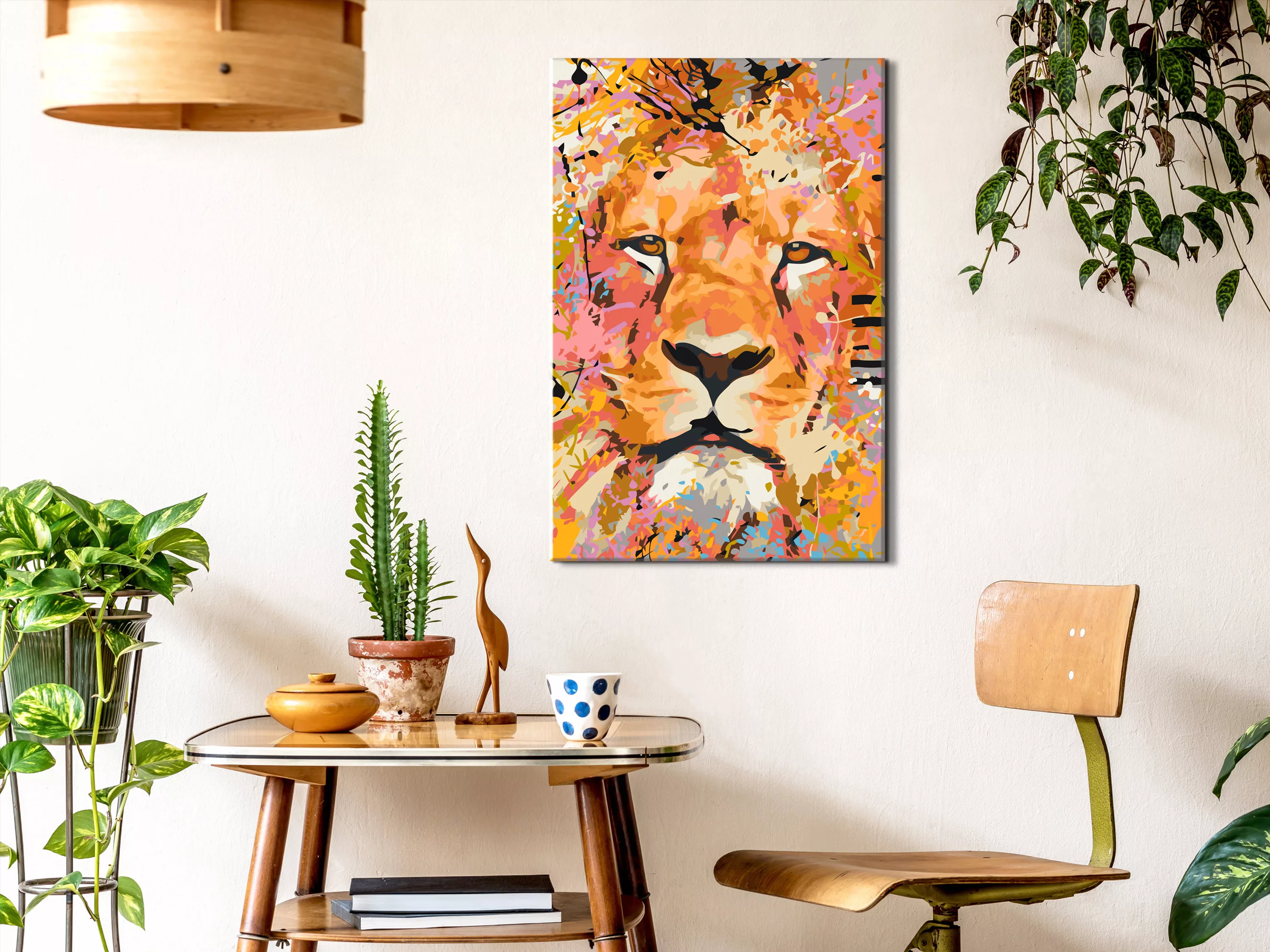 Malen Nach Zahlen - Watchful Lion günstig online kaufen