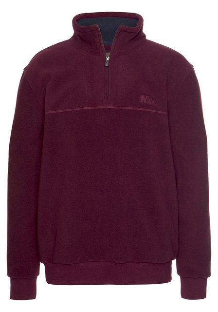 Man's World Fleecepullover mit Troyerkragen günstig online kaufen