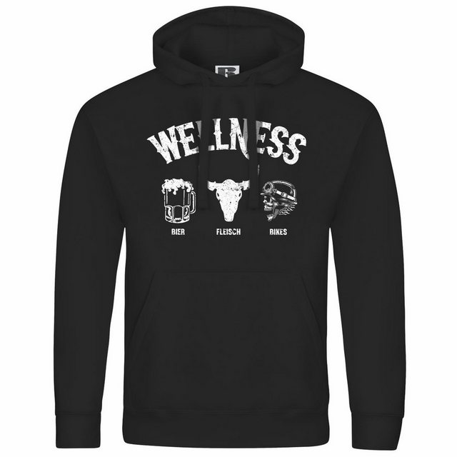 deinshirt Kapuzenpullover Herren Kapuzenpullover Wellness für Biker Mit Pri günstig online kaufen