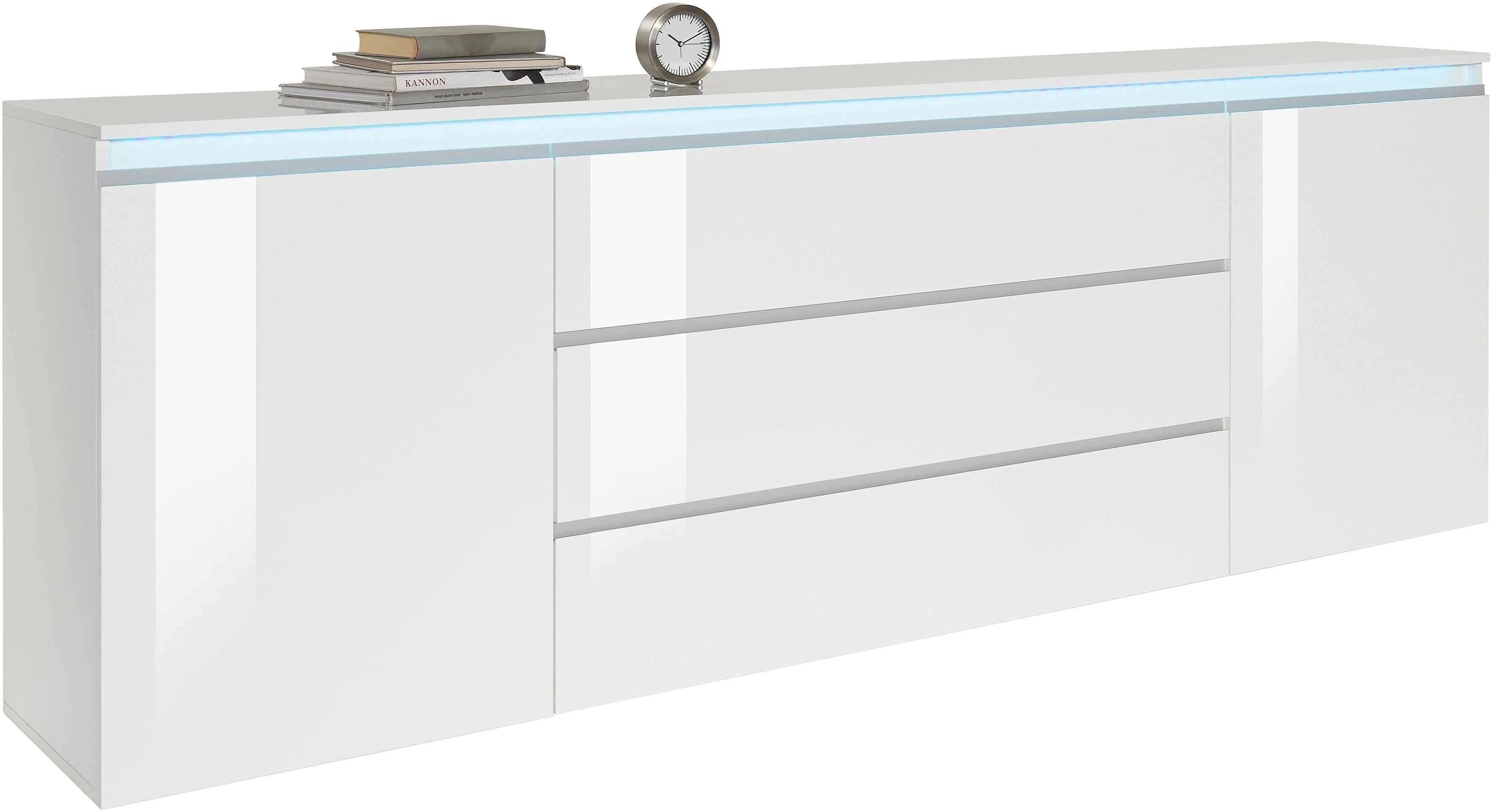INOSIGN Sideboard "Magic, Kommode, Schrank, Kredenz", mit 2 Türen und 3 Sch günstig online kaufen