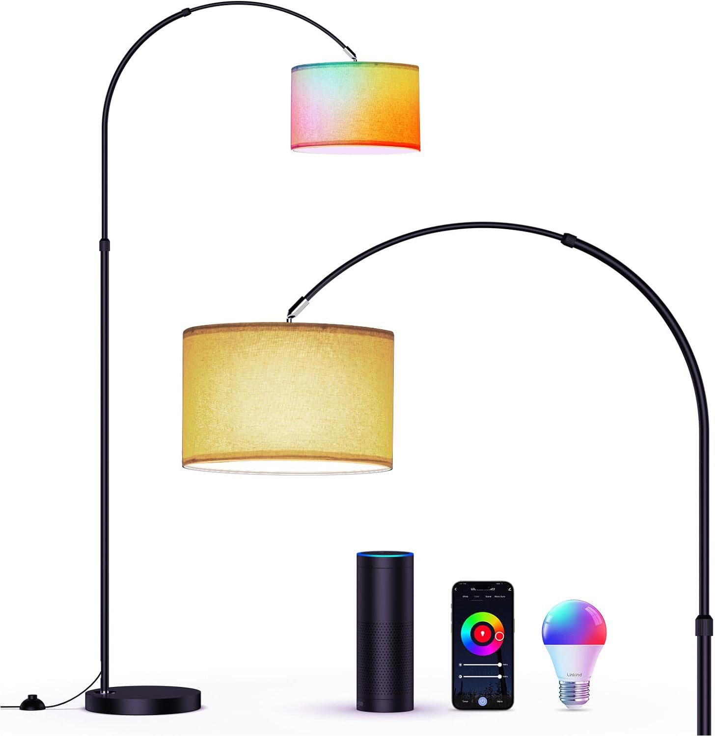 Auralum LED Stehlampe RGB LED Bogenlampe günstig online kaufen