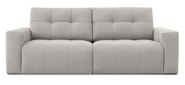 Home affaire 3-Sitzer Tournon, Lounge-sofa, Breite 220 cm, Chenille, mit Kn günstig online kaufen