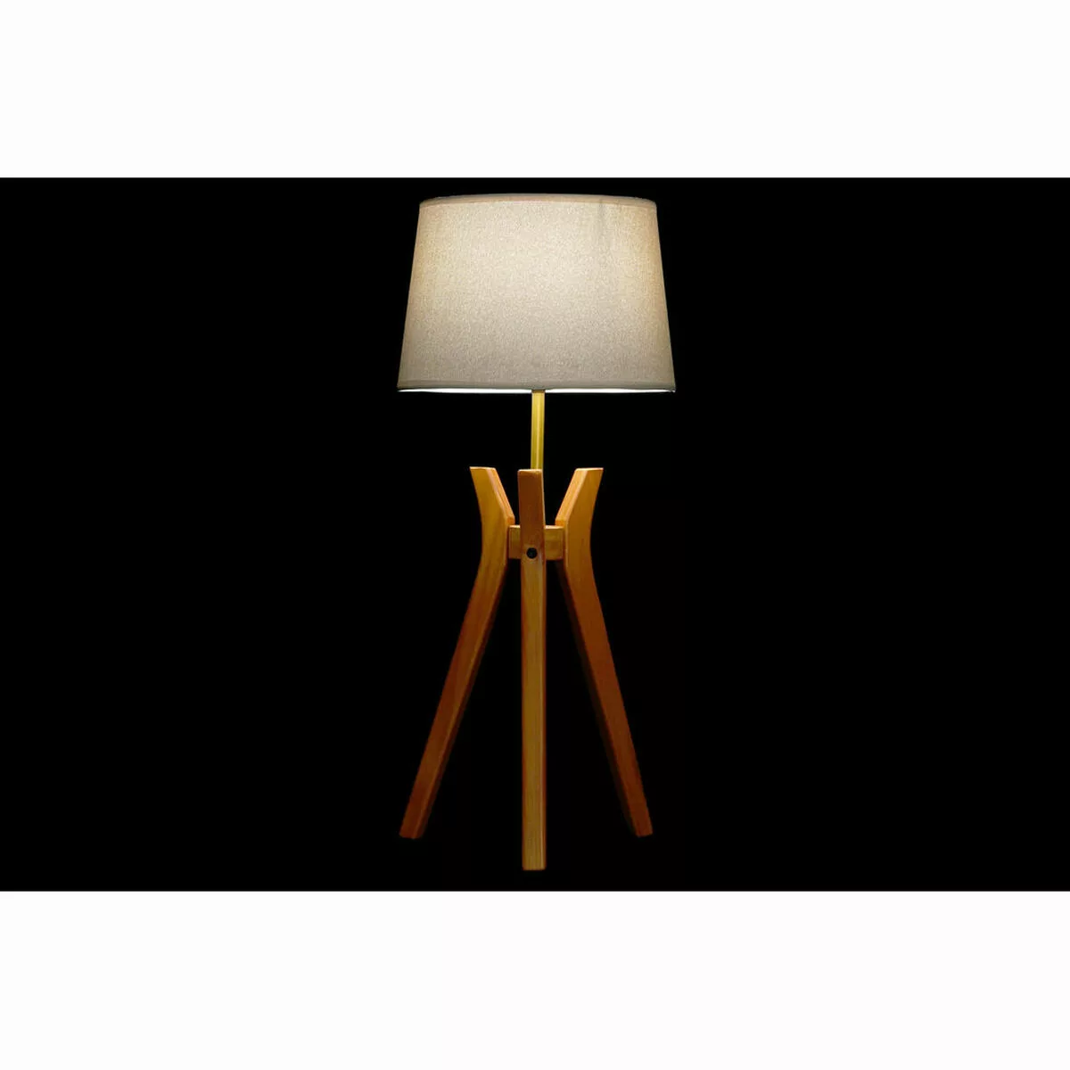 Tischlampe Dkd Home Decor Braun Beige Polyester Holz 220 V 50 W günstig online kaufen