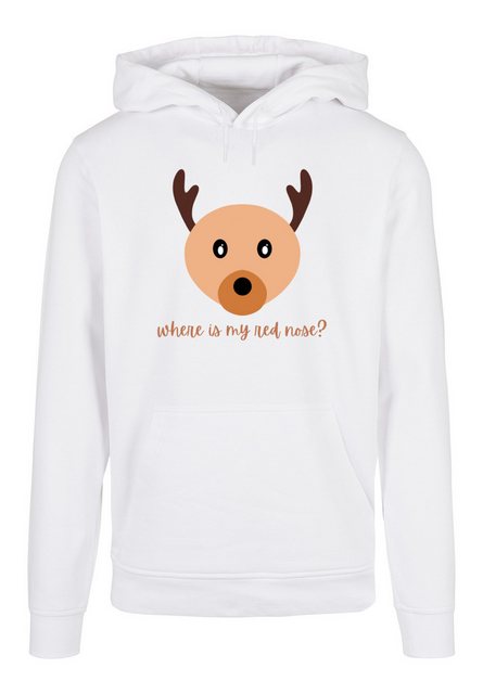 F4NT4STIC Kapuzenpullover Red Nose Weihnachten Print günstig online kaufen