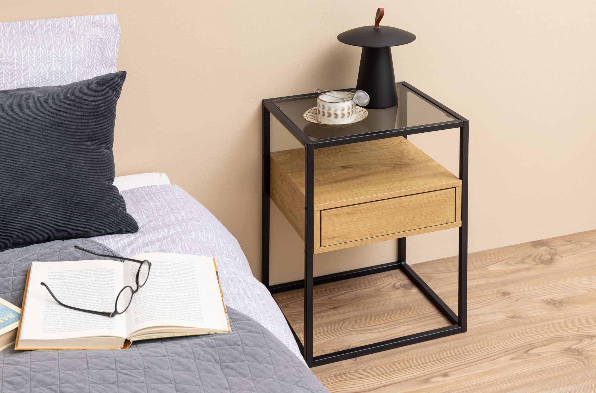 ACTONA GROUP Nachttisch "Randolf, Nachtschrank, skandinavisches Design, geh günstig online kaufen