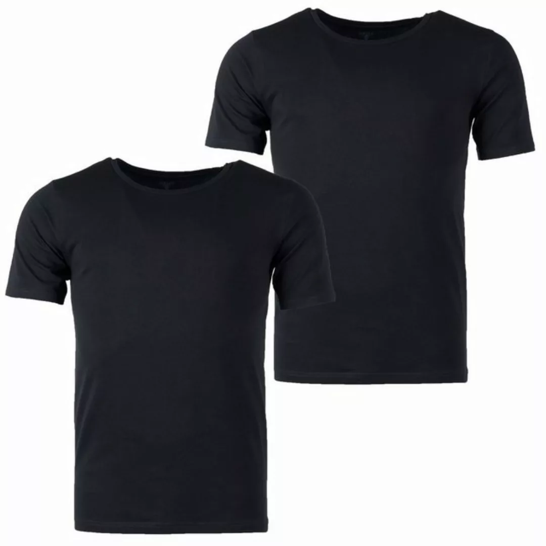 TOP GUN T-Shirt Basic Shirt, Slim fit (2-tlg) mit Rundhals-Ausschnitt, im 2 günstig online kaufen