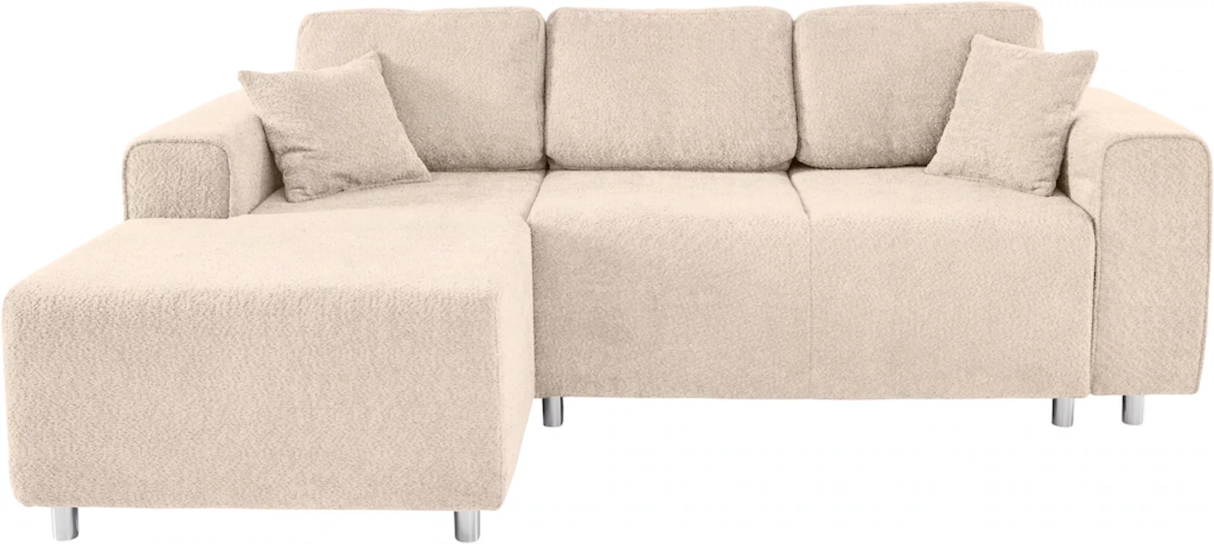 Home affaire Ecksofa »Györ«, L-Form, wahlweise mit Bettfunktion und Bettkas günstig online kaufen