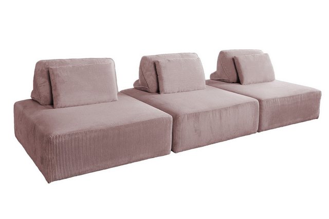 KAWOLA Sofa, Modulsofa Cord, versch. Ausführungen und versch. Farben günstig online kaufen