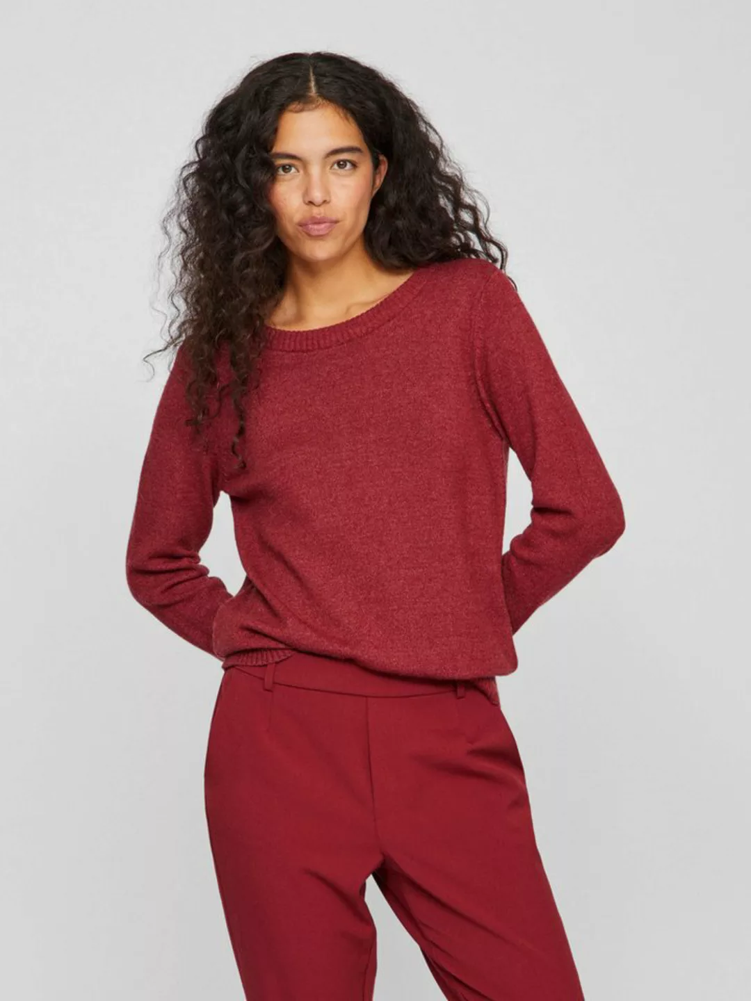 Vila Rundhalspullover VIRIL O-NECK L/S KNIT TOP - NOOS günstig online kaufen