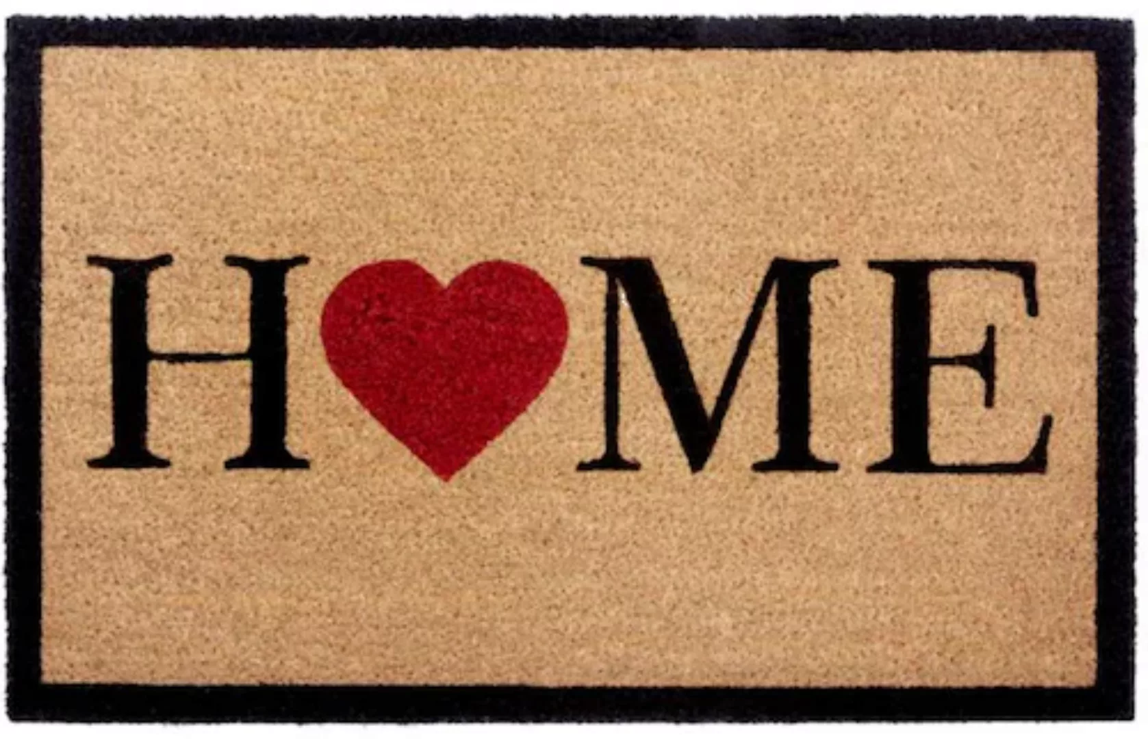 HANSE Home Fußmatte »Kokos Heart In Home«, rechteckig günstig online kaufen