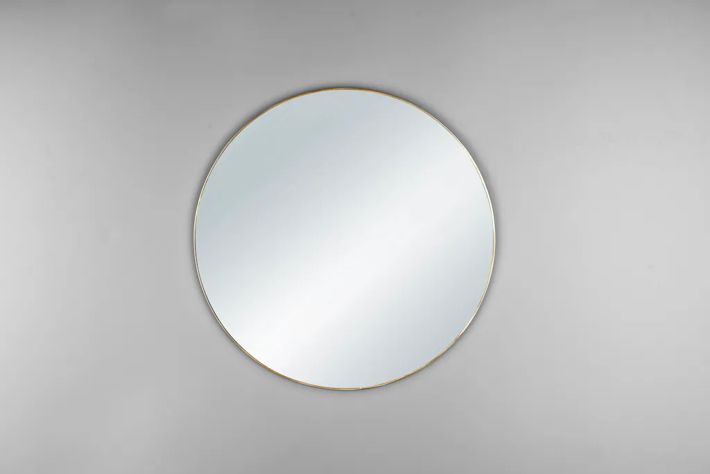 MIRRORS AND MORE Dekospiegel »Mila«, (1 St.), Wandspiegel, rund, Ø 50 cm, l günstig online kaufen