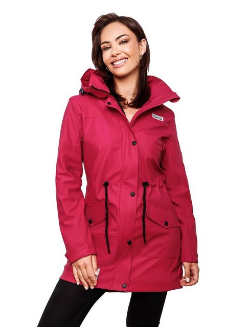 Navahoo Outdoorjacke Deike modischer Damen Outdoor Regenmantel günstig online kaufen