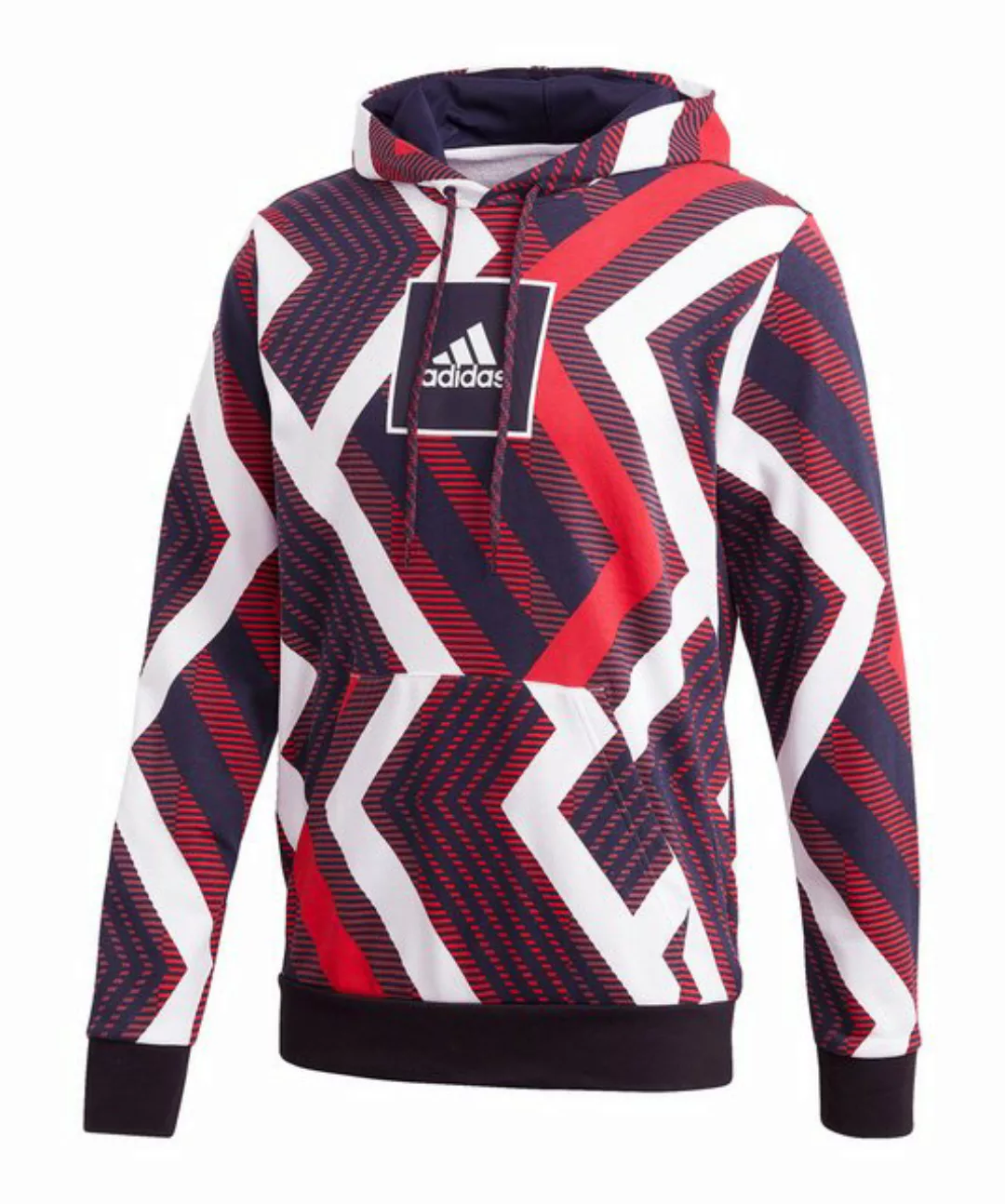 adidas Performance Sweatshirt adidas Performance Allover Print Hoody Weiß B günstig online kaufen