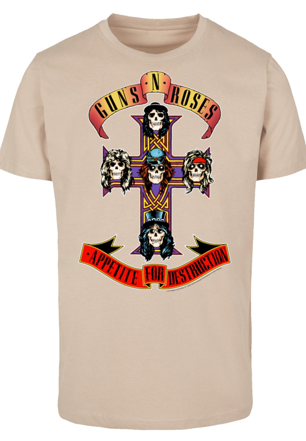 F4NT4STIC T-Shirt "Guns n Roses Appetite For Destruction", Print günstig online kaufen