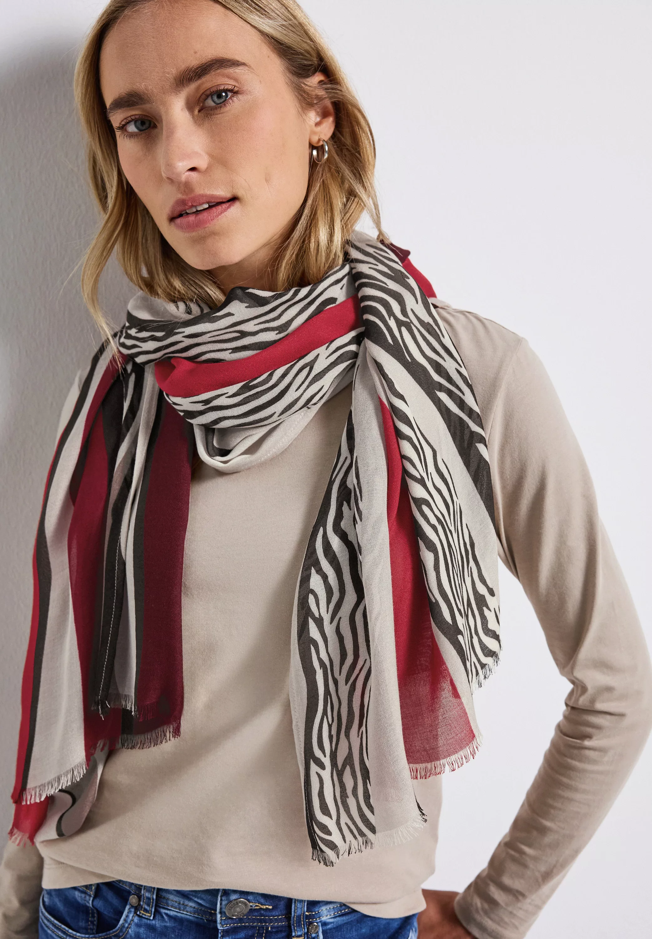 STREET ONE Schal, aus Modal günstig online kaufen