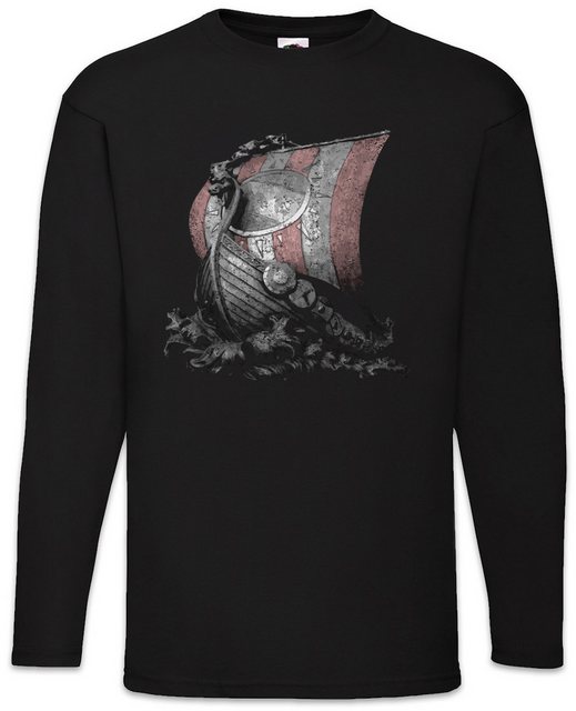 Urban Backwoods Langarmshirt Viking Ship I Langarm T-Shirt Vikings Schiff W günstig online kaufen