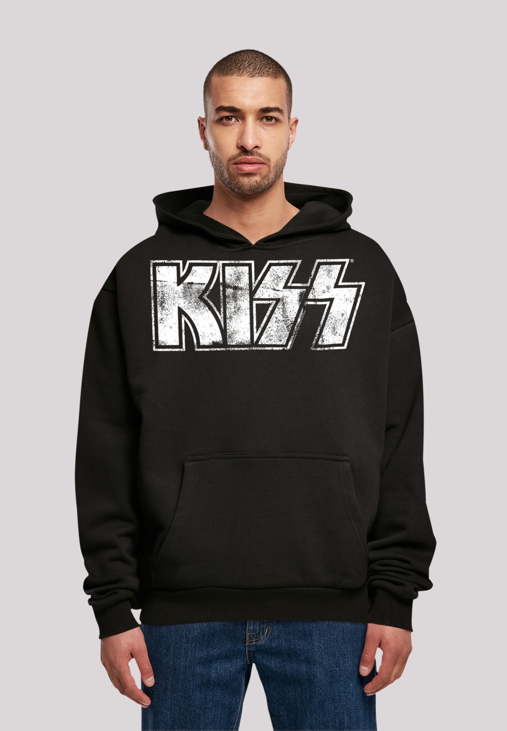 F4NT4STIC Kapuzenpullover "Kiss Rock Band Vintage Logo", Premium Qualität, günstig online kaufen