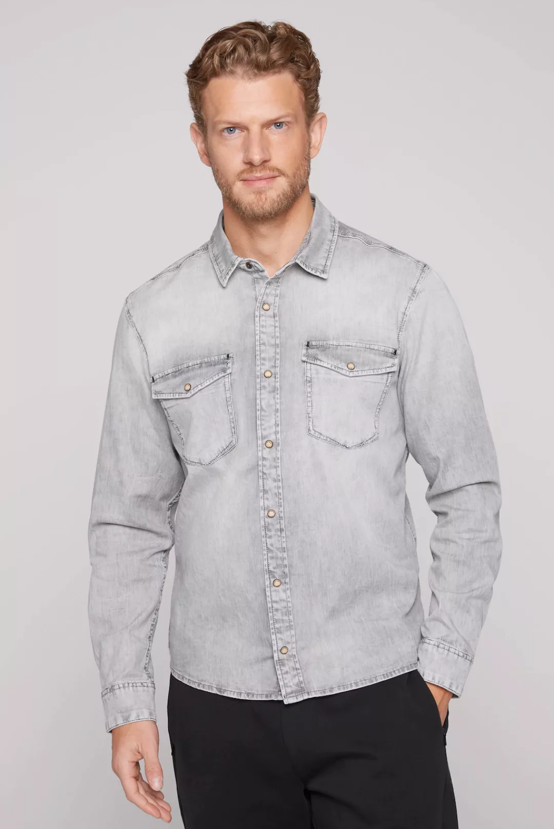 CAMP DAVID Jeanshemd, mit Kentkragen günstig online kaufen