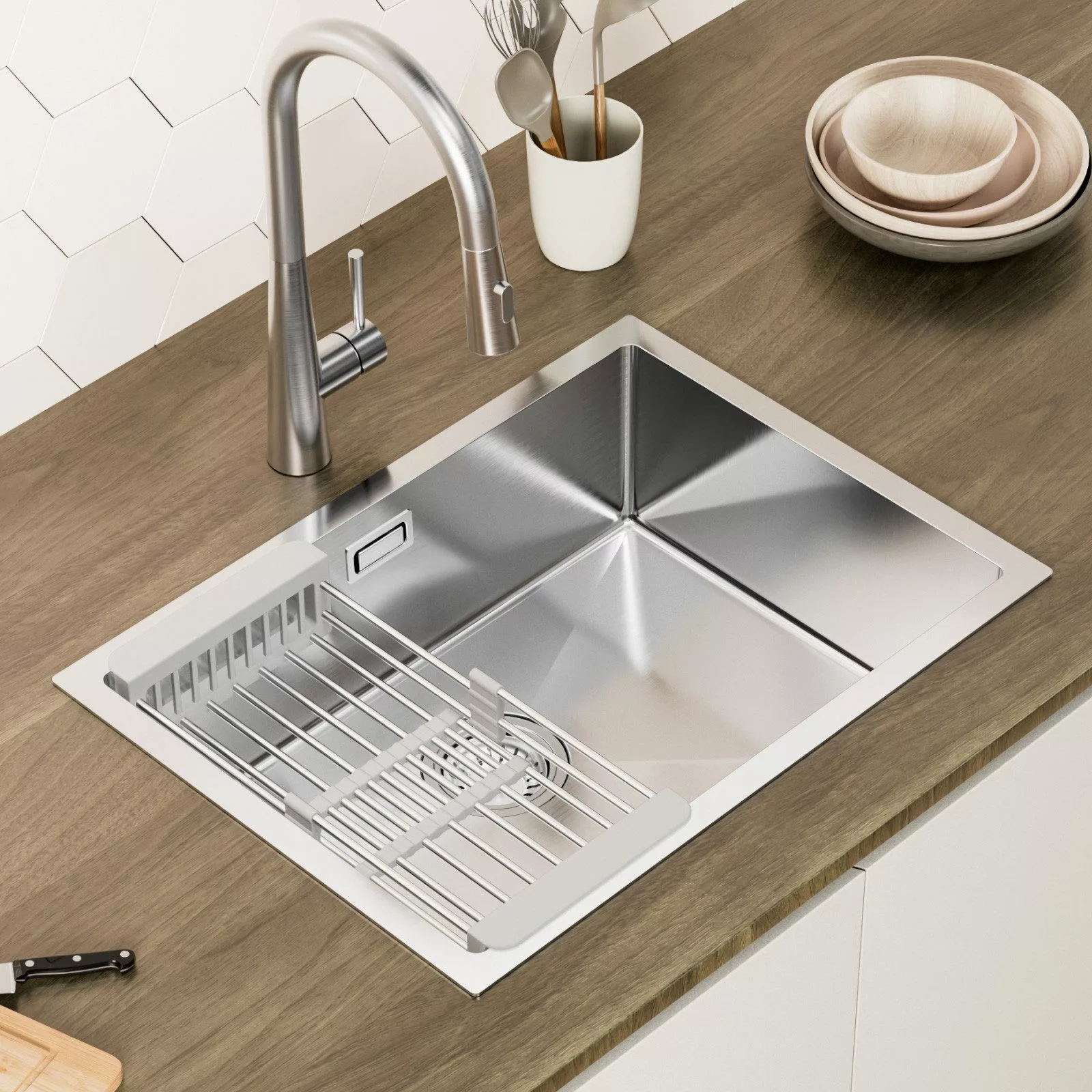CECIPA MAX Küchenspüle Edelstahlspüle 60x44 Einbauspüle günstig online kaufen
