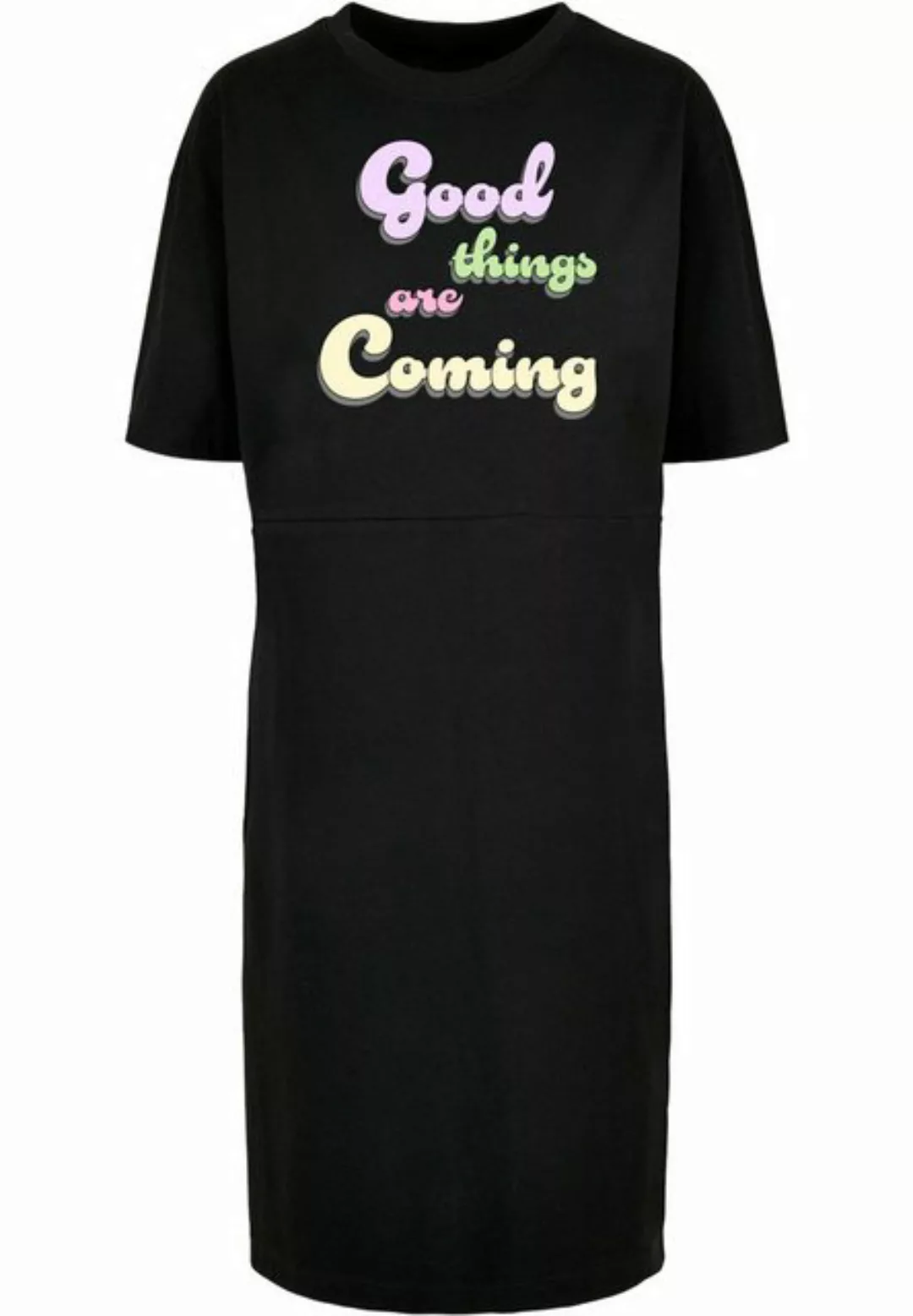 Merchcode Stillkleid "Damen Ladies Good Things Oversized Slit Tee Dress", ( günstig online kaufen