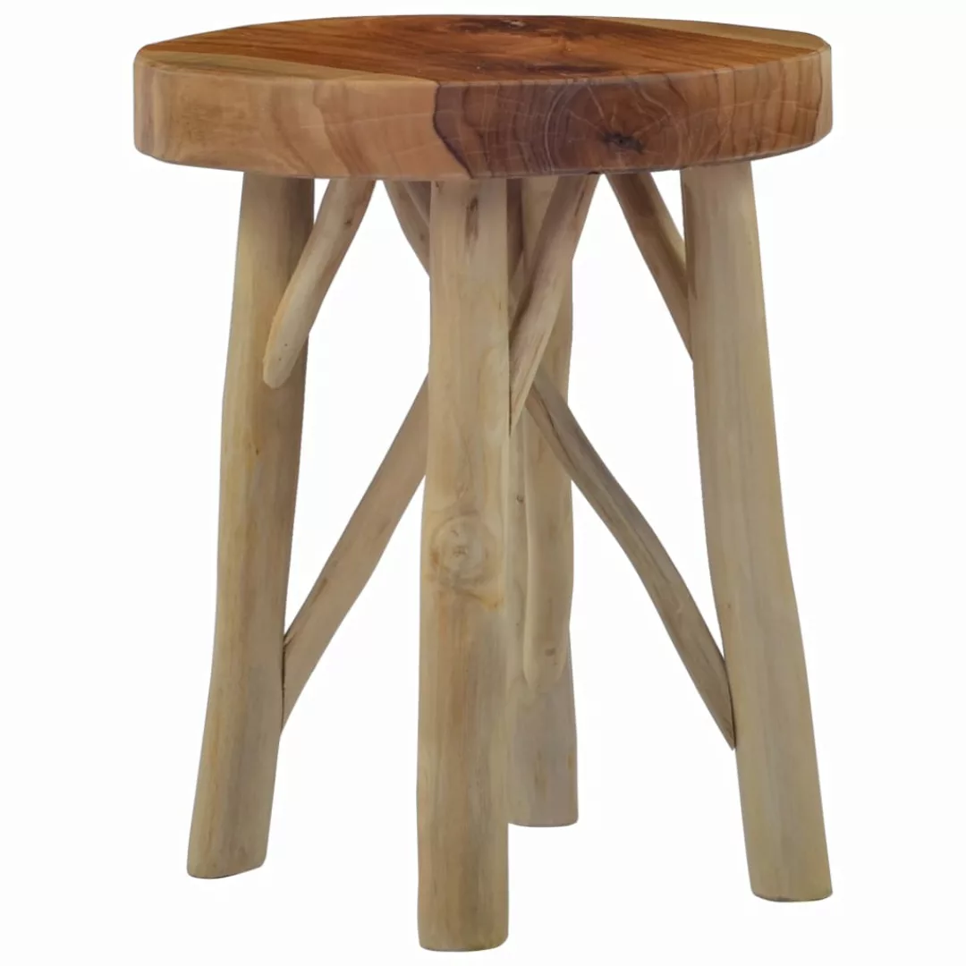 Hocker Braun Massivholz Teak günstig online kaufen