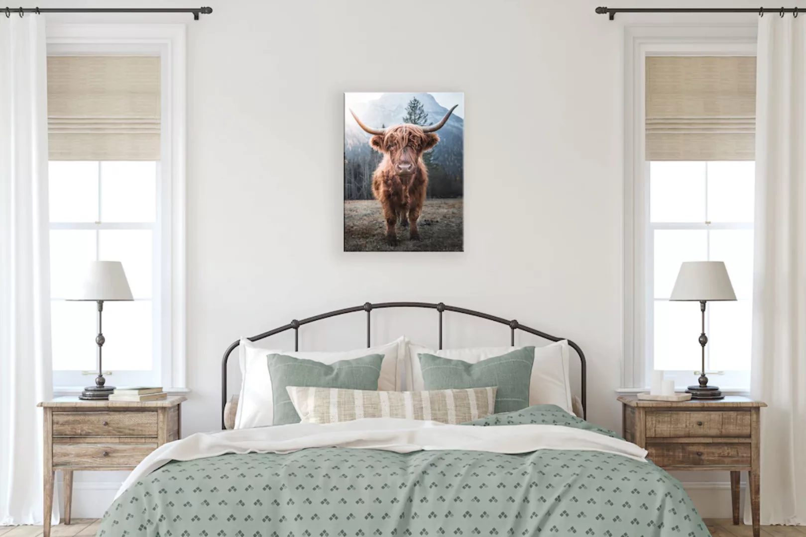 Bönninghoff Keilrahmenbild Büffel B/H/L: ca. 46x2x61 cm günstig online kaufen