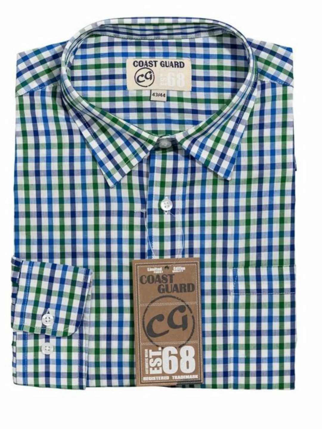 Terrax Workwear Langarmhemd Sommerhemd 1/1 Arm Karriert günstig online kaufen