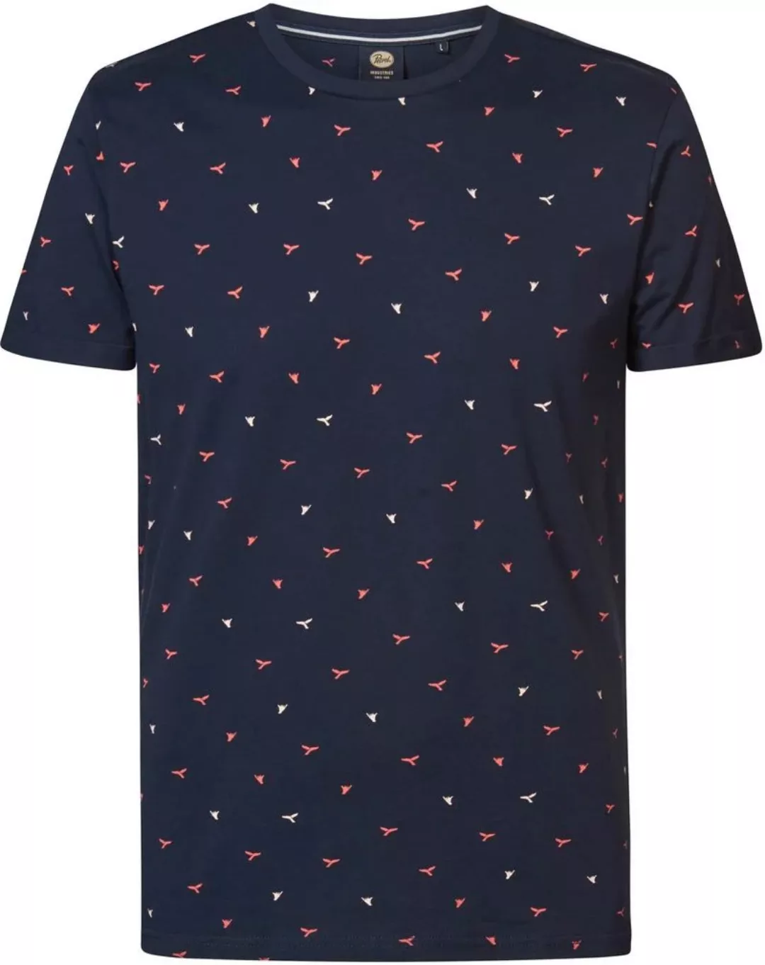 Petrol T-Shirt Escapade Druck Navy - Größe 3XL günstig online kaufen