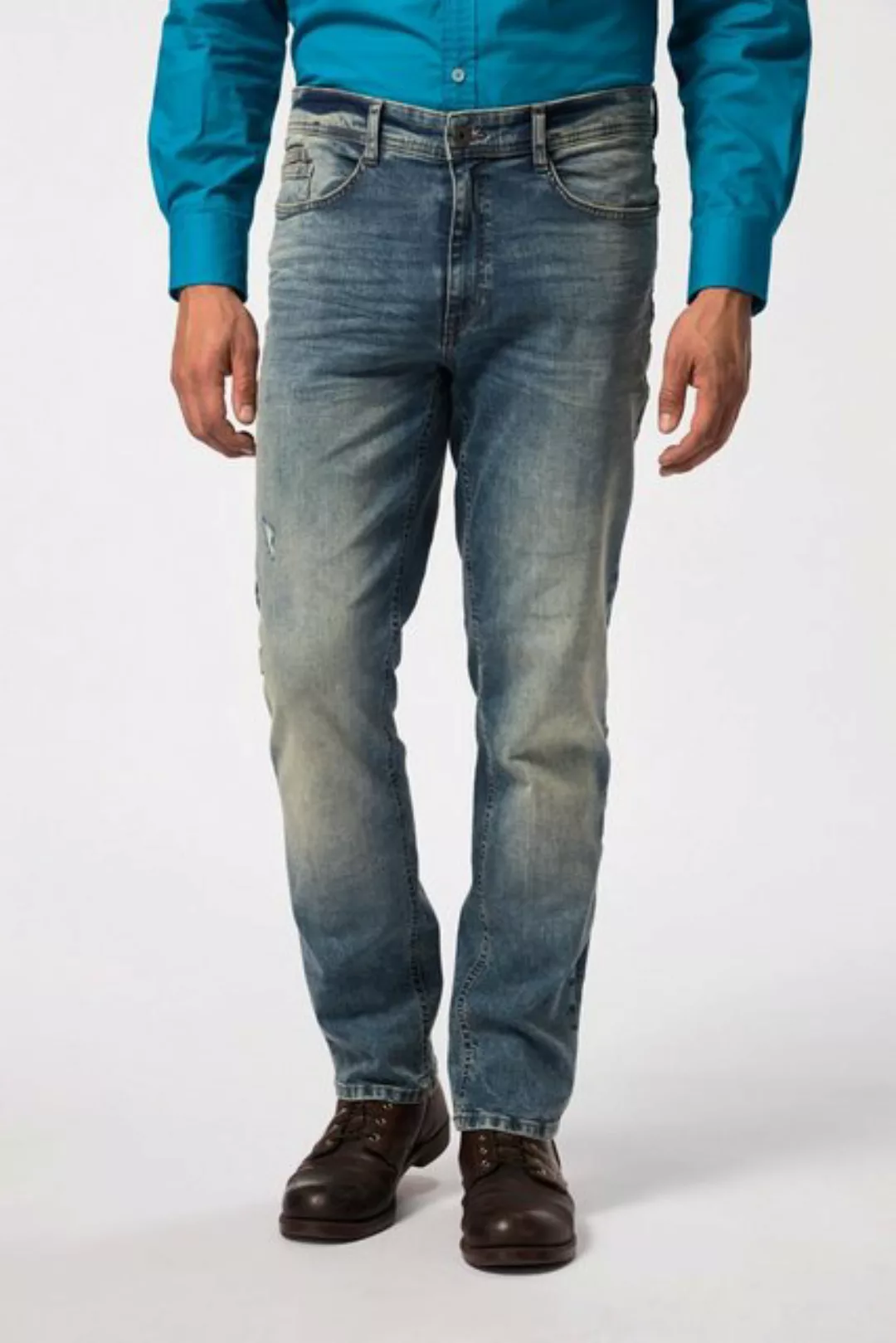 JP1880 5-Pocket-Jeans Jeans FLEXNAMIC® Denim Bauchfit Straight Fit günstig online kaufen