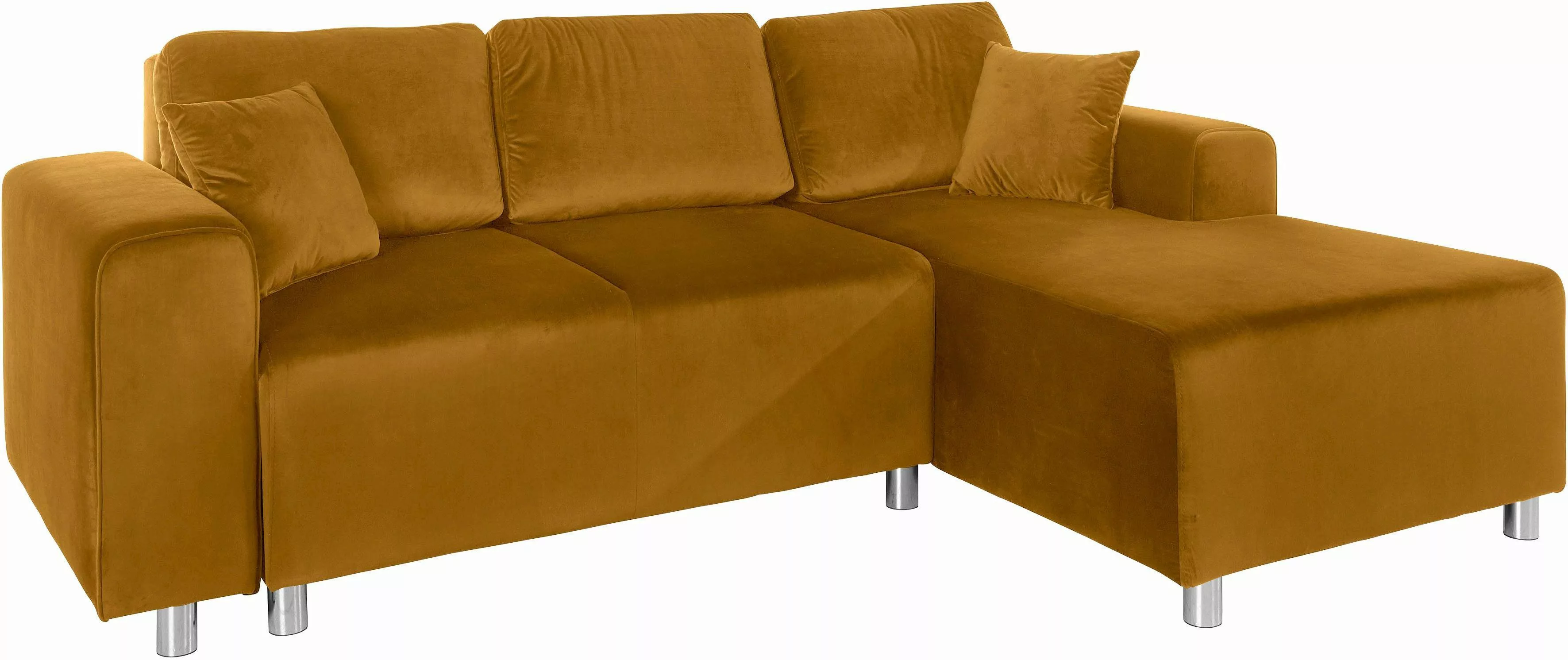 Home affaire Ecksofa "Györ", L-Form, wahlweise mit Bettfunktion und Bettkas günstig online kaufen