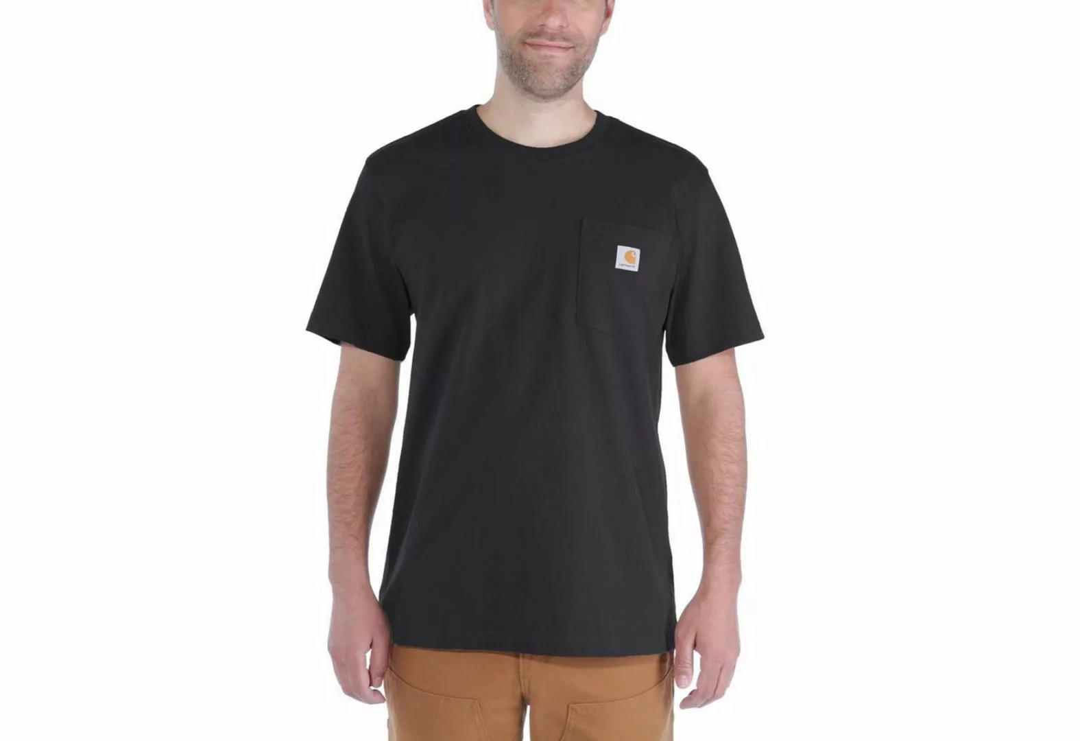 Carhartt Rundhalsshirt Carhartt K87 POCKET S/S T-SHIRT 103296 (1-tlg) Brust günstig online kaufen