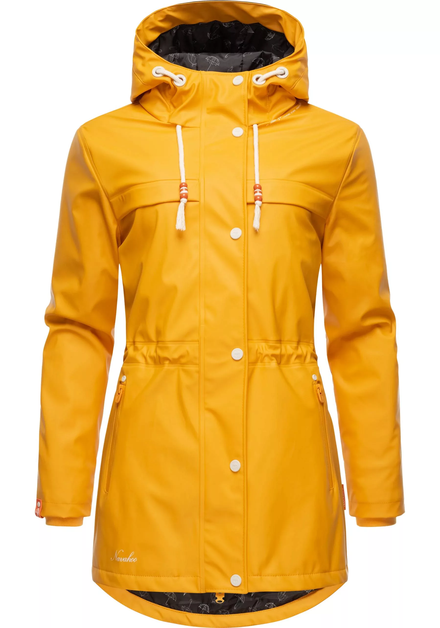 Navahoo Regenmantel "Rainy Forest", modischer Damen Outdoor Regenparka günstig online kaufen