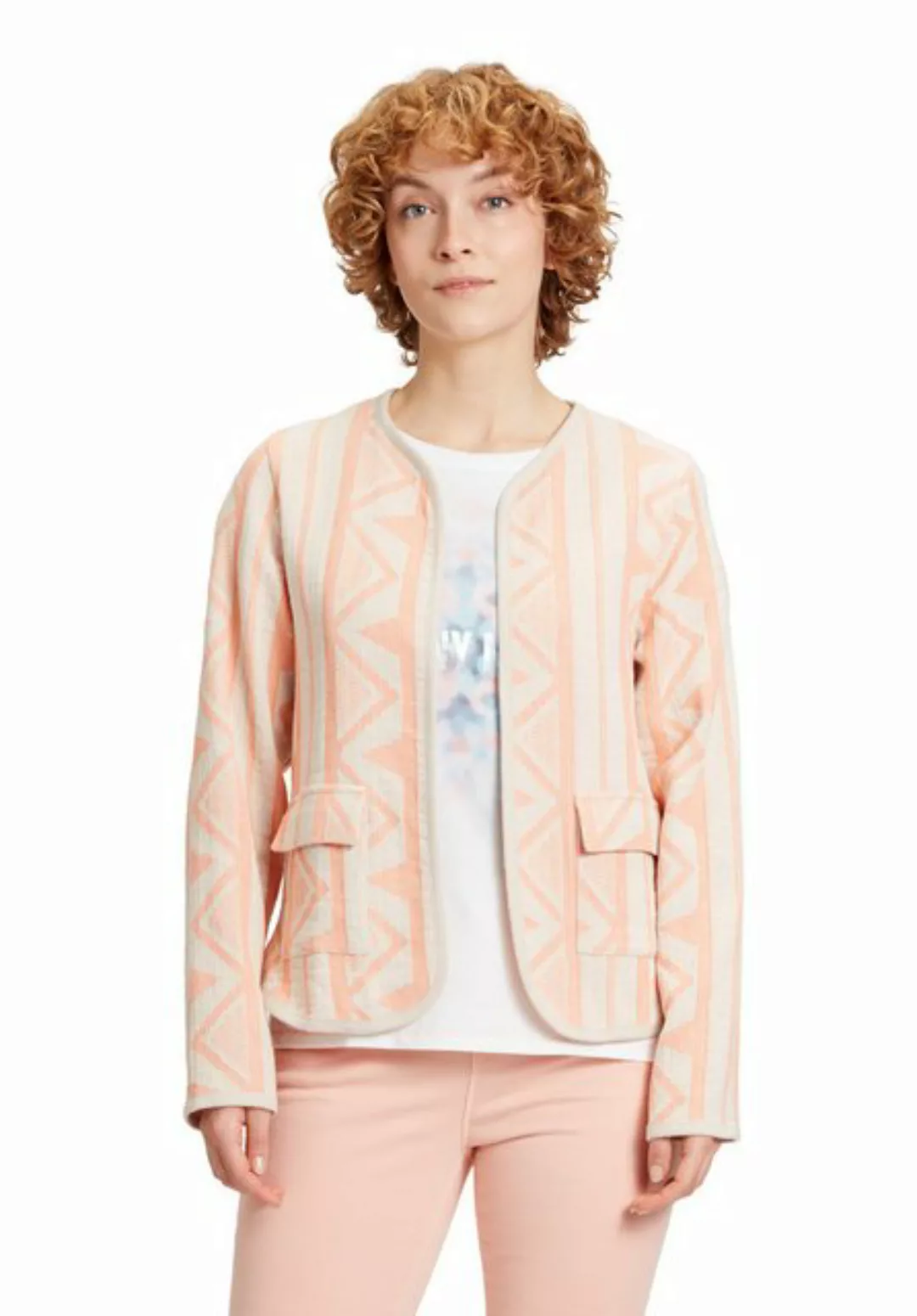 Cartoon Jackenblazer "Cartoon Blazer-Jacke mit Muster", Material günstig online kaufen