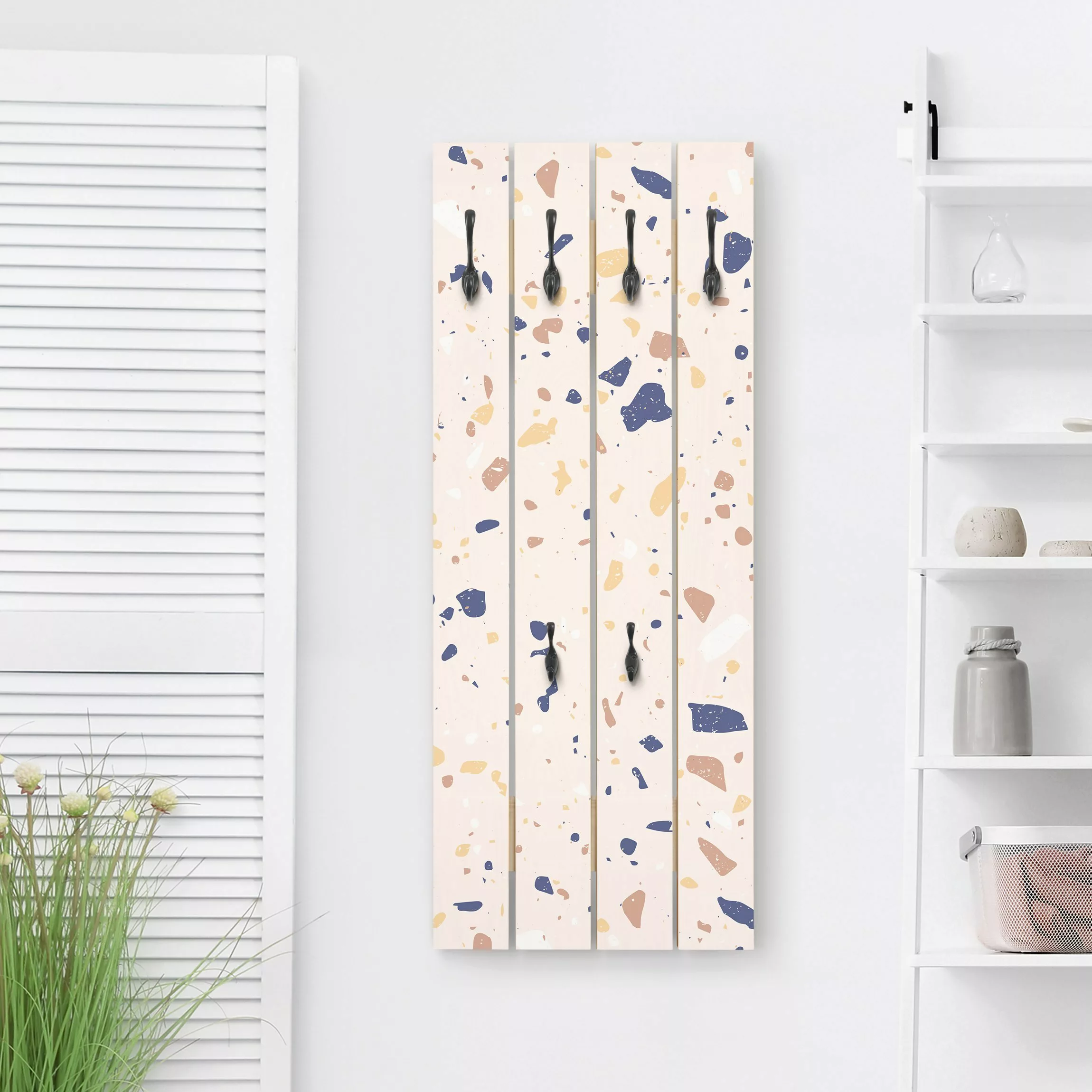 Wandgarderobe Detailliertes Terrazzo Muster Padova günstig online kaufen