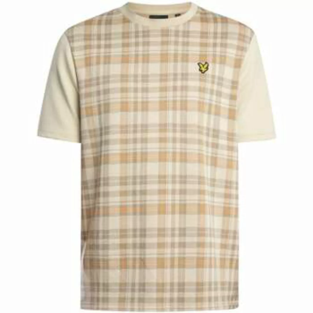 Lyle & Scott  T-Shirt Entspanntes T-Shirt mit Frühlings-Tartan günstig online kaufen