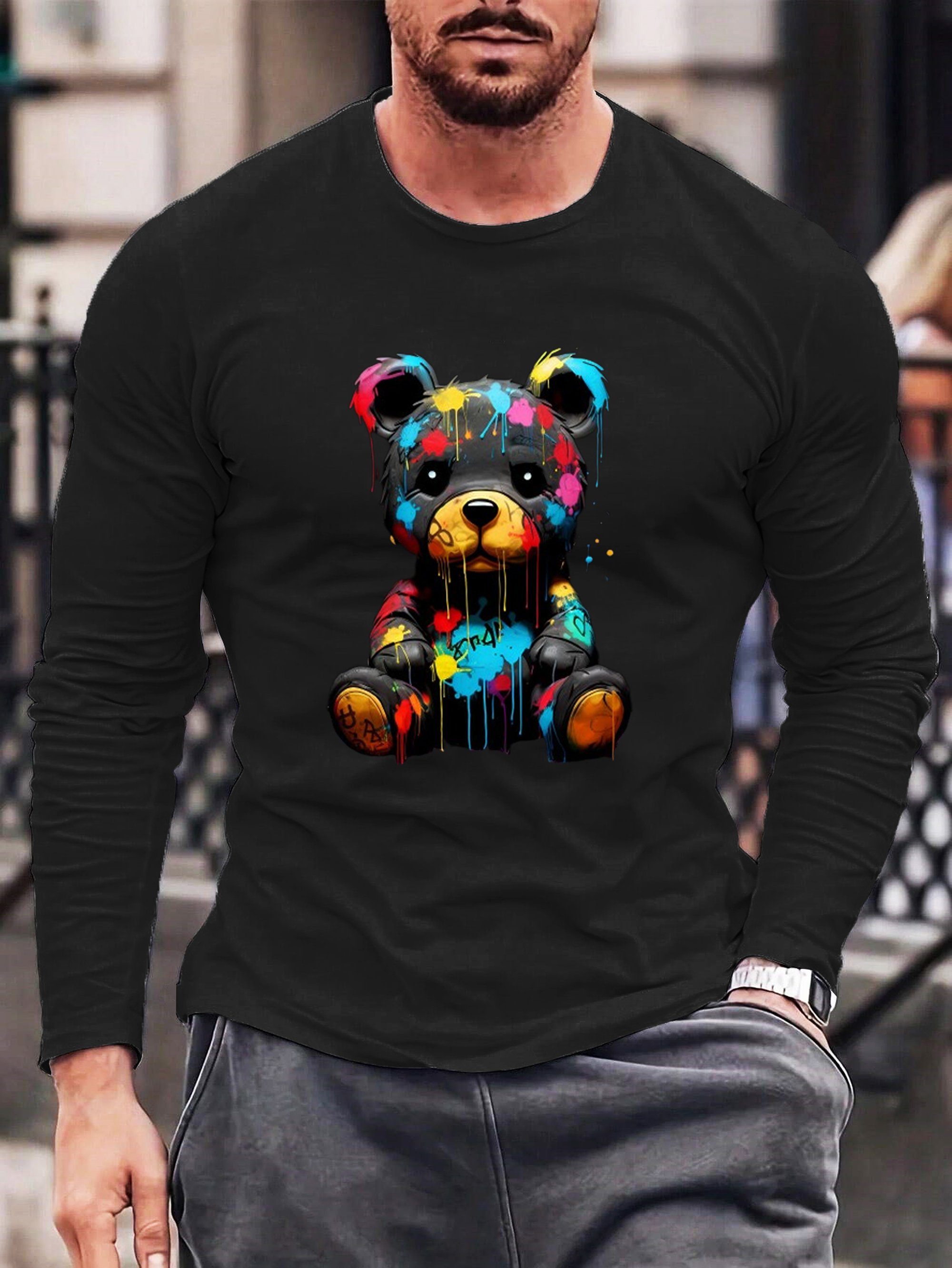 RMK Langarmshirt Herren Longsleeve Shirt Rundhals günstig online kaufen