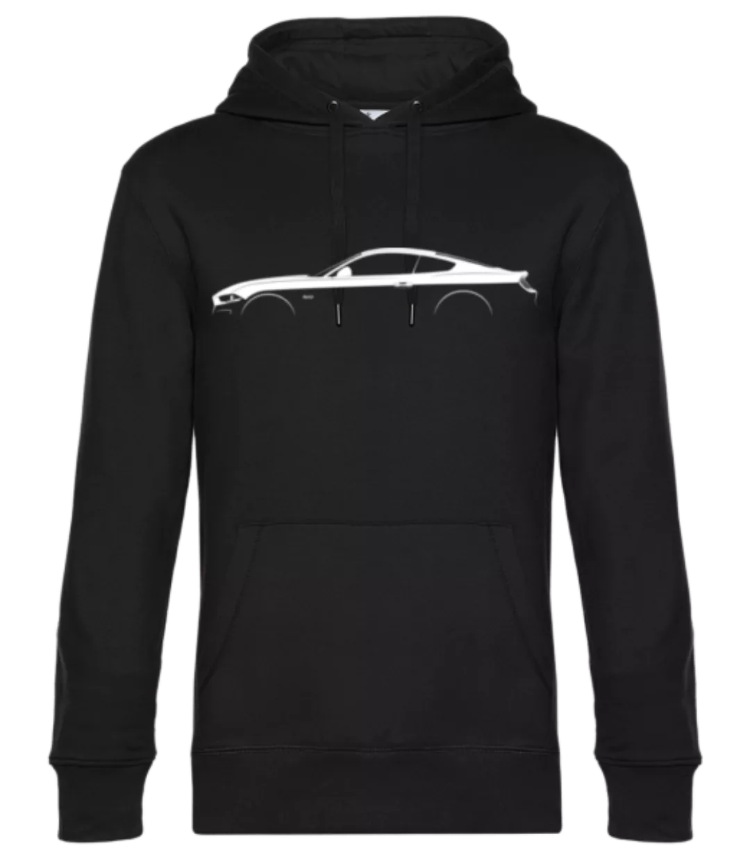 'Ford Mustang GT 2018' Silhouette · Unisex Premium Hoodie günstig online kaufen