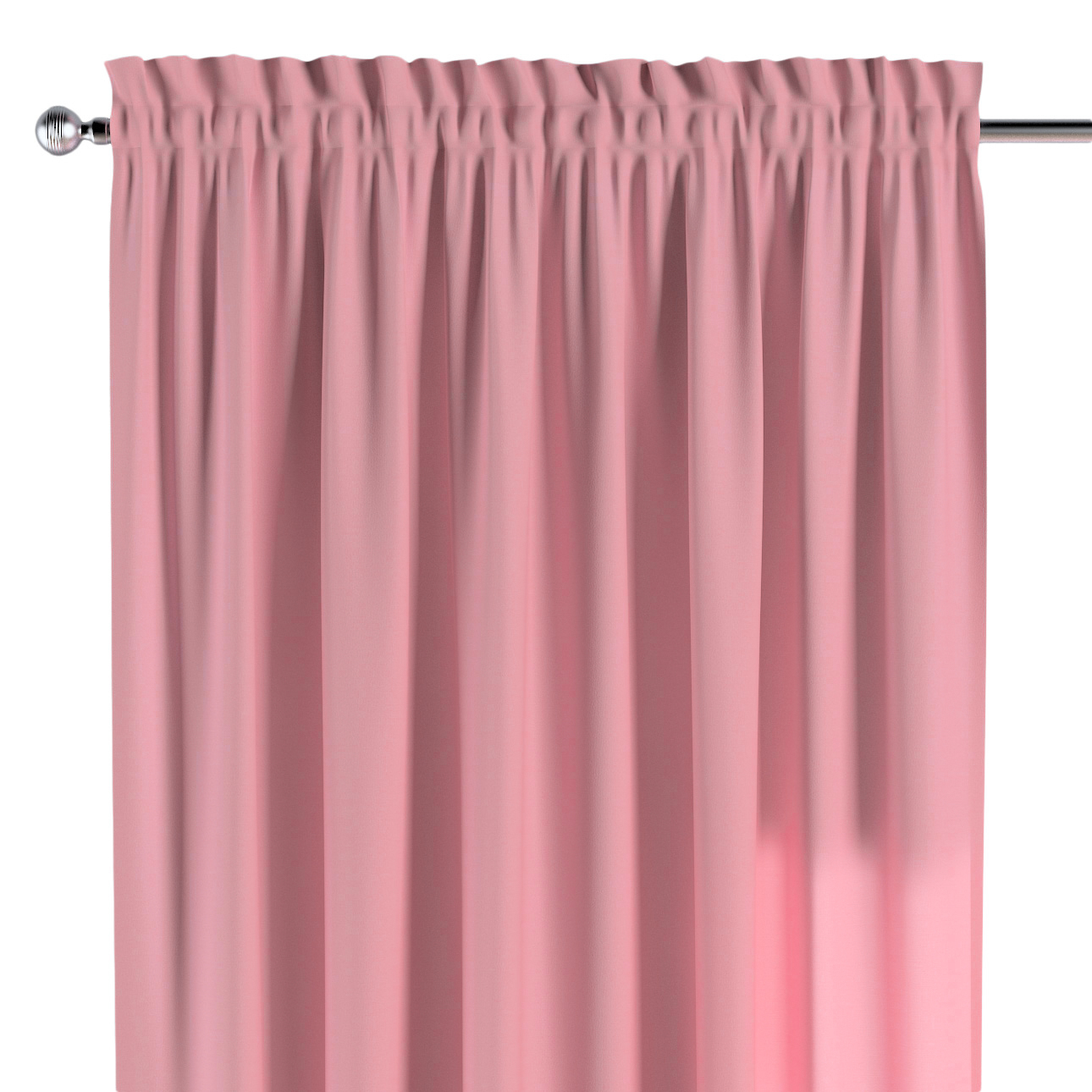 Vorhang mit Tunnel und Köpfchen, rosa, Loneta (133-62) günstig online kaufen