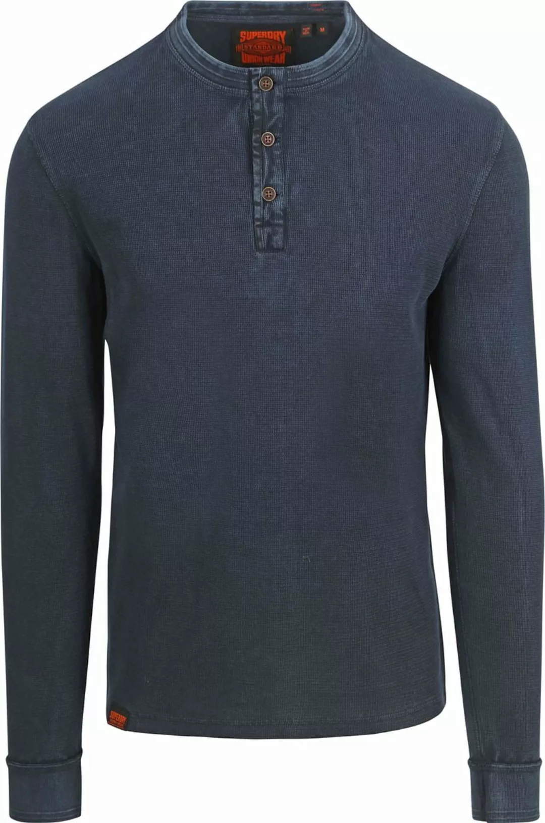 Superdry Vintage Textured Pullover Navy - Größe XL günstig online kaufen